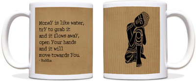 60% OFF on ShopMantra Buddha Money Is Like Water Quote Black Ceramic Mug 300 ml 60% OFF on ShopMantra Buddha Money Is Like Water Quote Black Ceramic Mug 300 ml