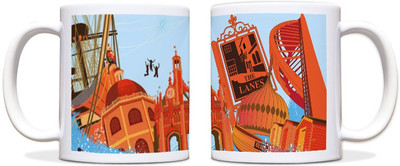 60% OFF on ShopMantra Beyond Imagination Black Ceramic Mug 300 ml