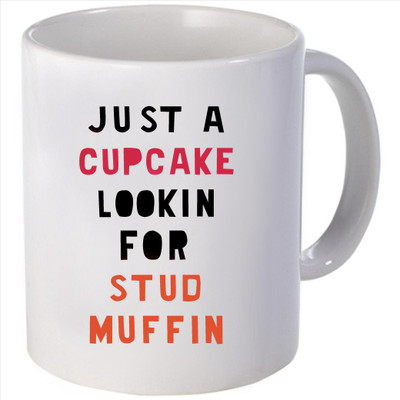 Snoogg just a cupcake lookin fortud muffin Ceramic Mug Snoogg just a cupcake lookin fortud muffin Ceramic Mug
