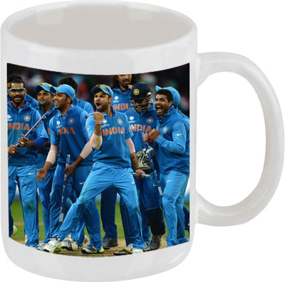 28% OFF on Ellicon C167 India Team Coffee Ceramic Mug 325 ml