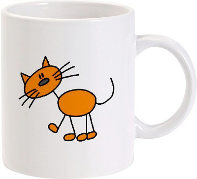 50% OFF on Lolprint Surprise Cat Ceramic Mug 325 ml 50% OFF on Lolprint Surprise Cat Ceramic Mug 325 ml
