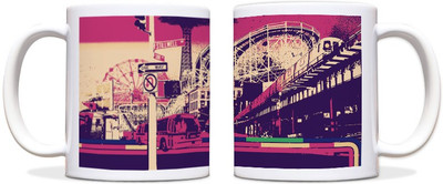 60% OFF on ShopMantra London Art Black Ceramic Mug 300 ml