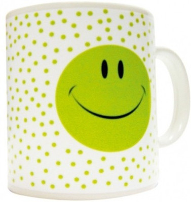 23% OFF on Everyday Gifts Smiley Gift Green Ceramic Mug 400 ml
