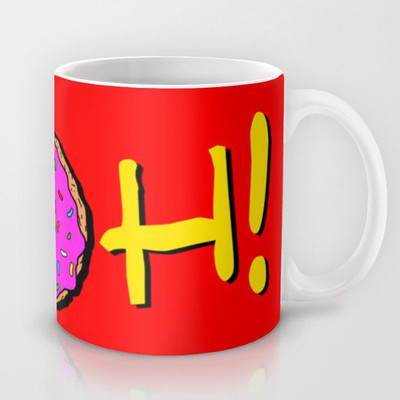 41% OFF on Astrode The Simpsons Doh Ceramic Mug 325 ml