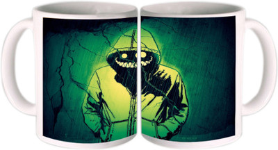 25% OFF on Shopkeeda Fantasy Art Smiling?Demon?Hoody Ceramic Mug 350 ml