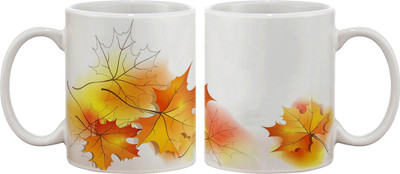 15% OFF on Artifa Maple Leaves Autumn Porcelain, Ceramic Mug 350 ml 15% OFF on Artifa Maple Leaves Autumn Porcelain, Ceramic Mug 350 ml