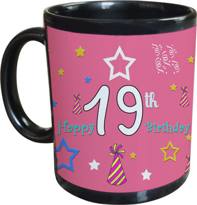 55% OFF on SajawatHomes 19th Happy Birthday Coffee Ceramic Mug 350 ml 55% OFF on SajawatHomes 19th Happy Birthday Coffee Ceramic Mug 350 ml