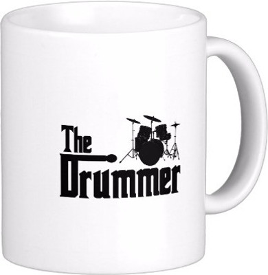 37% OFF on Exoctic Silver Music In My Vein: Drummer C007 Ceramic Mug 300 ml