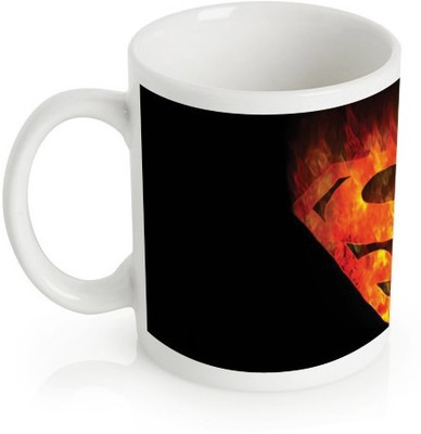 50% OFF on WebPlaza Superman Logo 1 Mug138 Ceramic Mug 350 ml