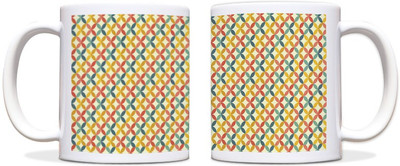 60% OFF on ShopMantra Flower Pattern Black Ceramic Mug 300 ml