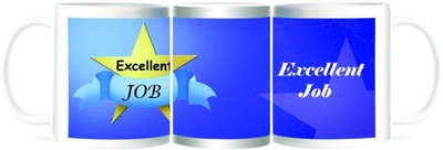 50% OFF on Refeel Gifts Excellent Job Ceramic Mug 325 ml