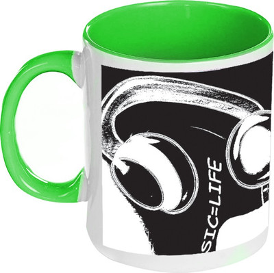 58% OFF on AMY Musical Life Inside Green Coffee Ceramic Mug 325 ml 58% OFF on AMY Musical Life Inside Green Coffee Ceramic Mug 325 ml