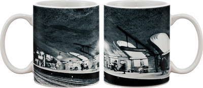 15% OFF on Artifa Underground Train Station In London Porcelain, Ceramic Mug 350 ml