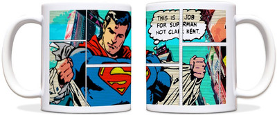 60% OFF on ShopMantra Superman In Action Black Ceramic Mug 300 ml 60% OFF on ShopMantra Superman In Action Black Ceramic Mug 300 ml