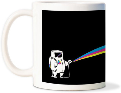 83% OFF on Amy Minimalistic Astronaut Ray Ceramic Mug