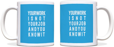 60% OFF on ShopMantra Not Your Job Black Ceramic Mug 300 ml 60% OFF on ShopMantra Not Your Job Black Ceramic Mug 300 ml