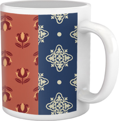 50% OFF on Tiedribbons Pure Vanity_Tru Concept_Flower Pattern Ceramic Mug 325 ml