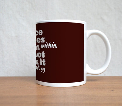 82% OFF on StyBuzz Don���T Seek It Without Buddha Porcelain Mug 300 ml