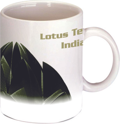 45% OFF on Printland Lotus Temple Lover Ceramic Mug 350 ml