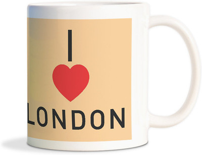 87% OFF on AMY I Love London Theme Coffee Ceramic Mug 87% OFF on AMY I Love London Theme Coffee Ceramic Mug