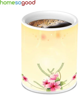 41% OFF on Home So Good Nature With Little Flowers And Butterfly Ceramic Mug 280 ml 41% OFF on Home So Good Nature With Little Flowers And Butterfly Ceramic Mug 280 ml