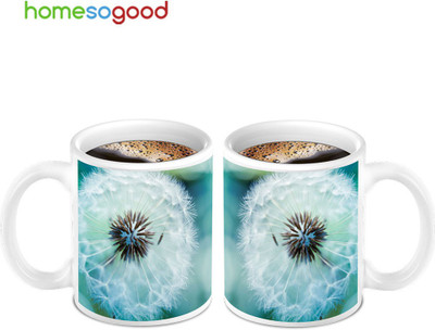 45% OFF on Homesogood Time To Blossom Ceramic Mug 280 ml, Pack of 2 45% OFF on Homesogood Time To Blossom Ceramic Mug 280 ml, Pack of 2