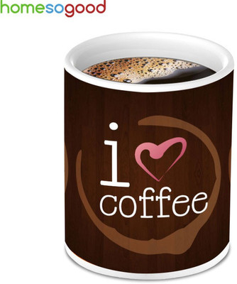 41% OFF on Home So Good Beautiful I Love Coffee Ceramic Mug 280 ml 41% OFF on Home So Good Beautiful I Love Coffee Ceramic Mug 280 ml