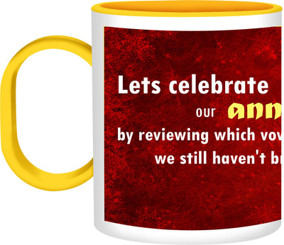30% OFF on Refeel Gifts Happy Anniversary AS-165 Unbreakable Plastic Mug 325 ml 30% OFF on Refeel Gifts Happy Anniversary AS-165 Unbreakable Plastic Mug 325 ml