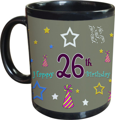 55% OFF on SajawatHomes 26th Happy Birthday Coffee Ceramic Mug 350 ml 55% OFF on SajawatHomes 26th Happy Birthday Coffee Ceramic Mug 350 ml