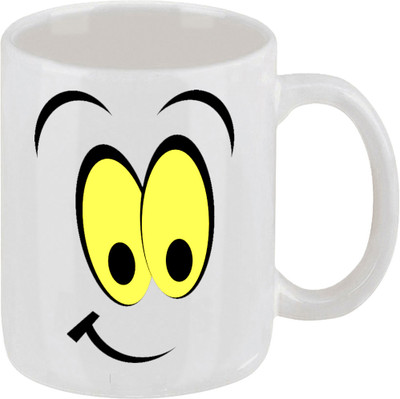 16% OFF on Ellicon Yummy Face Funny Coffee Mug Ceramic Mug