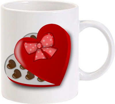 50% OFF on Lolprint Heart Chocolates Ceramic Mug 325 ml 50% OFF on Lolprint Heart Chocolates Ceramic Mug 325 ml