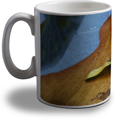 Artifa Rose On Wet Guitar Porcelain, Ceramic Mug 350 ml