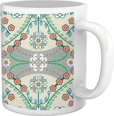 60% OFF on Tiedribbons Pure Vanity_Tru Concept_ Collecting Pattern Ceramic Mug 325 ml