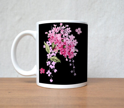 16% OFF on StyBuzz Pink Floral Art Porcelain Mug 300 ml 16% OFF on StyBuzz Pink Floral Art Porcelain Mug 300 ml