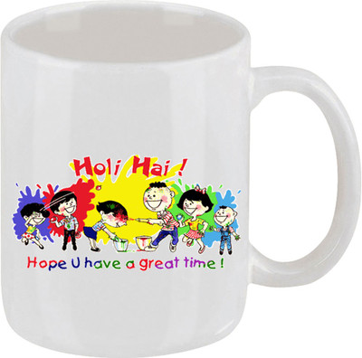 28% OFF on Ellicon C66 Holi Hai Coffee Ceramic Mug 325 ml 28% OFF on Ellicon C66 Holi Hai Coffee Ceramic Mug 325 ml