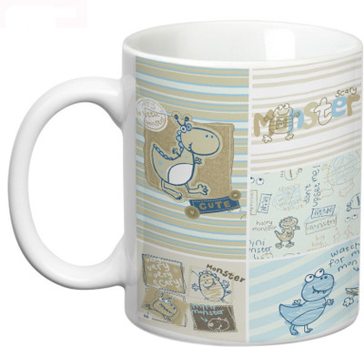 50% OFF on Prithish Monster Kids Ceramic Mug 330 ml 50% OFF on Prithish Monster Kids Ceramic Mug 330 ml
