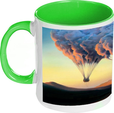 58% OFF on AMY Clouds Beauty Inside Green Coffee Ceramic Mug 325 ml 58% OFF on AMY Clouds Beauty Inside Green Coffee Ceramic Mug 325 ml