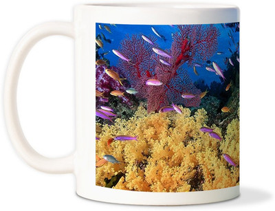 87% OFF on AMY Underwater Life Beauty Fish Ceramic Mug 87% OFF on AMY Underwater Life Beauty Fish Ceramic Mug