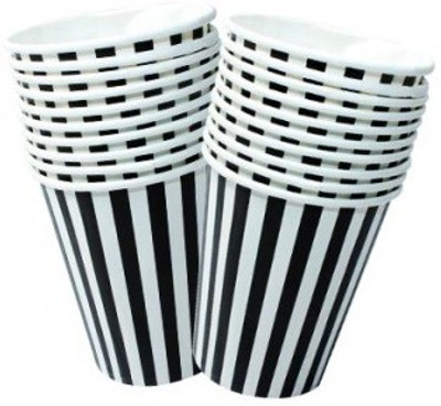 15% OFF on Smartcraft Striped Cup-Black Paper Mug 15% OFF on Smartcraft Striped Cup-Black Paper Mug