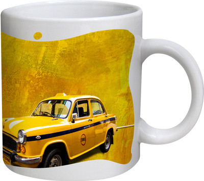 Starmark Kolkata Taxi Bone China Mug 250 ml Starmark Kolkata Taxi Bone China Mug 250 ml