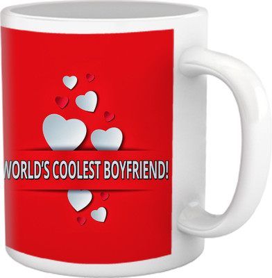 50% OFF on Tiedribbons World Coolest Boyfriend Ceramic Mug 350 ml 50% OFF on Tiedribbons World Coolest Boyfriend Ceramic Mug 350 ml