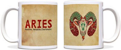 54% OFF on ShopMantra Zodiac Aries Black Ceramic Mug 300 ml 54% OFF on ShopMantra Zodiac Aries Black Ceramic Mug 300 ml