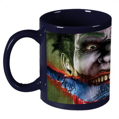 68% OFF on Amy Joker Scary Dangerous Dark Blue Ceramic Mug 330 ml 68% OFF on Amy Joker Scary Dangerous Dark Blue Ceramic Mug 330 ml
