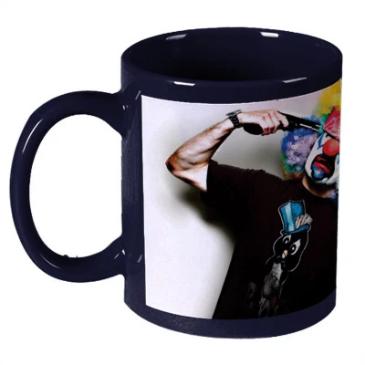 68% OFF on Amy Sad Clown Dark Blue Ceramic Mug 330 ml