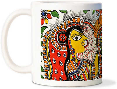87% OFF on AMY Indian Art Design Costumes Beauty Ceramic Mug