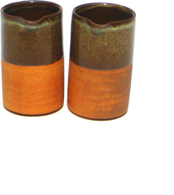 14% OFF on Vasthra 1001 Pottery Mug 300 ml, Pack of 2