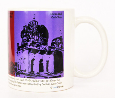 Beenthere Golconda Monuments Ceramic Mug 250 ml Beenthere Golconda Monuments Ceramic Mug 250 ml
