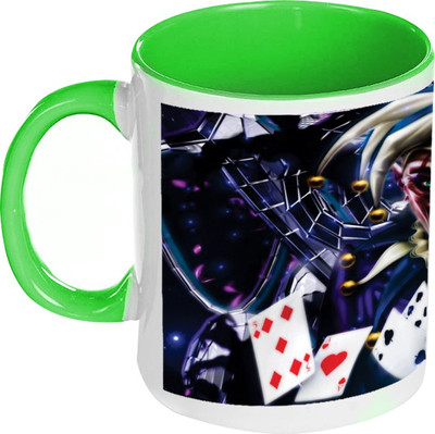 58% OFF on AMY Joker Scary Playing Cards Inside Green Coffee Ceramic Mug 325 ml 58% OFF on AMY Joker Scary Playing Cards Inside Green Coffee Ceramic Mug 325 ml