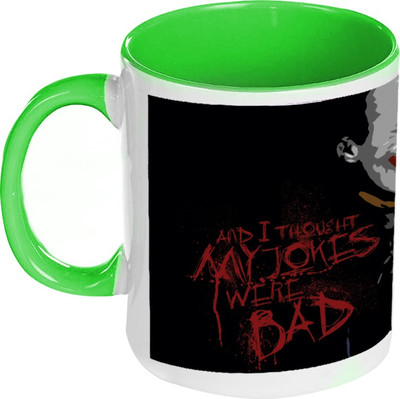 58% OFF on AMY I Thought Nmy Jokes Were Bad Inside Green Coffee Ceramic Mug
