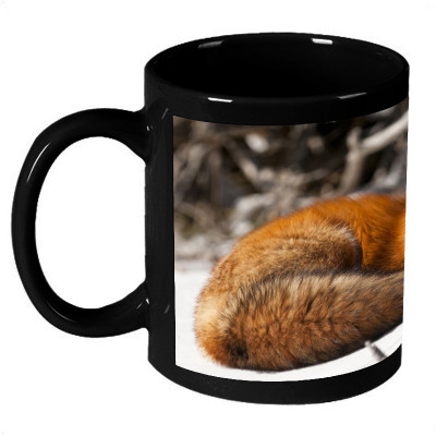 72% OFF on AMY Beautiful House And Black Car Ceramic Mug 325 ml